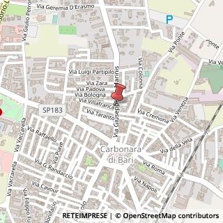 Mappa Via Giuseppe De Marinis, 48, 70131 Bari, Bari (Puglia)