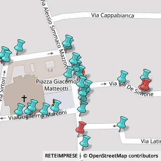 Mappa Via Alessio Simmaco Mazzocchi, 81055 Santa Maria Capua Vetere CE, Italia (0.06786)