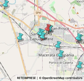 Mappa Via Alessio Simmaco Mazzocchi, 81055 Santa Maria Capua Vetere CE, Italia (2.04923)