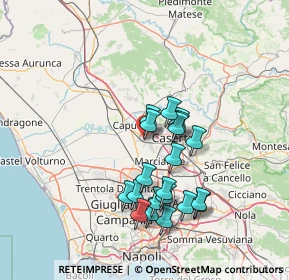 Mappa Via Alessio Simmaco Mazzocchi, 81055 Santa Maria Capua Vetere CE, Italia (13.7095)