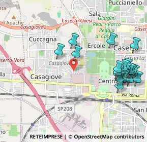 Mappa Via San Francesco di Paola, 81022 Casagiove CE, Italia (1.2975)