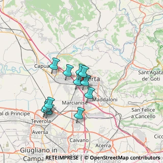 Mappa Via San Francesco di Paola, 81022 Casagiove CE, Italia (6.35083)