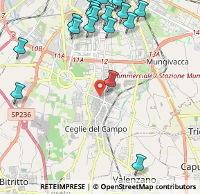 Mappa 70131 Bari BA, Italia (3.0665)