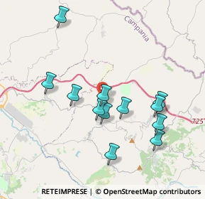 Mappa 83050 San Sossio Baronia AV, Italia (3.8625)