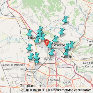Mappa Via Roma Traversa IV, 81040 Curti CE, Italia (6.41833)