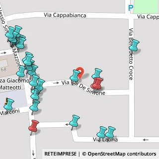 Mappa Via Fratelli De Simone, 81055 Santa Maria Capua Vetere CE, Italia (0.08519)