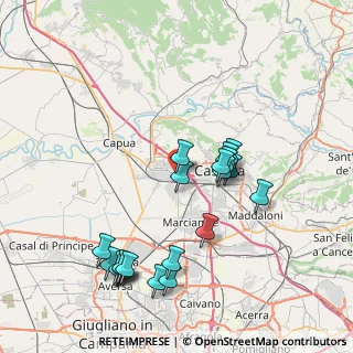 Mappa Via Giacomo Puccini, 81040 Casapulla CE, Italia (8.7575)