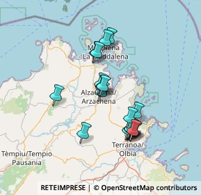 Mappa Via Giotto, 07021 Arzachena SS, Italia (12.705)