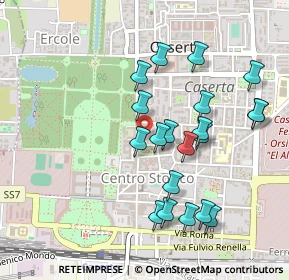 Mappa Piazza Luigi Vanvitelli, 81100 Caserta CE, Italia (0.5005)