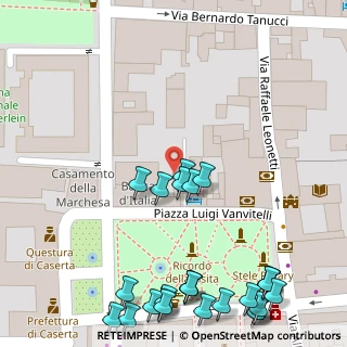 Mappa Piazza Luigi Vanvitelli, 81100 Caserta CE, Italia (0.07692)