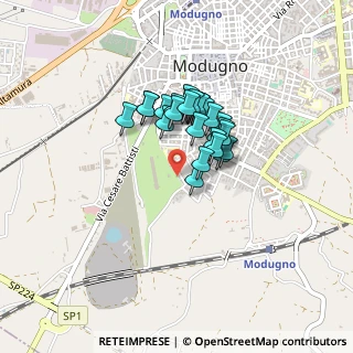 Mappa Via Don Milani, 70026 Modugno BA, Italia (0.29643)