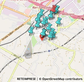 Mappa Via Lucca, 70026 Modugno BA, Italia (0.7625)