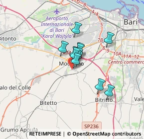 Mappa Via Lucca, 70026 Modugno BA, Italia (2.27364)