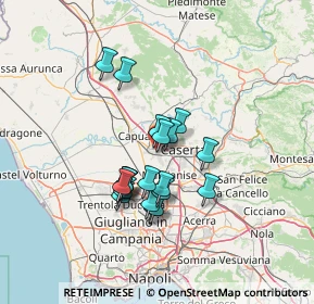 Mappa Via Montegrappa, 81040 Curti CE, Italia (11.484)