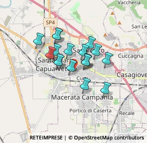 Mappa Via Montegrappa, 81040 Curti CE, Italia (1.25889)