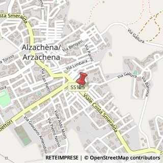 Mappa Via Emilio Lussu, 2, 07021 Arzachena, Sassari (Sardegna)