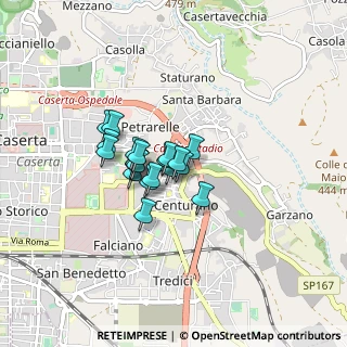 Mappa Via Maestri del Lavoro, 81100 Caserta CE, Italia (0.5415)