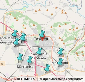 Mappa Via Alcide De Gasperi, 81100 Caserta CE, Italia (4.8275)
