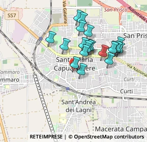 Mappa Piazza G. Mazzini, 81055 Santa Maria Capua Vetere CE, Italia (0.84)
