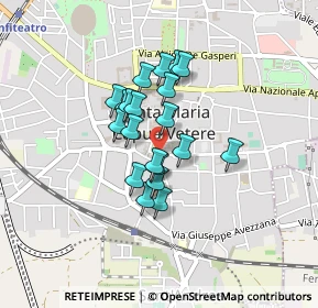 Mappa Piazza G. Mazzini, 81055 Santa Maria Capua Vetere CE, Italia (0.324)