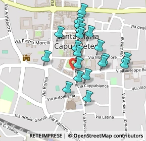 Mappa Piazza G. Mazzini, 81055 Santa Maria Capua Vetere CE, Italia (0.212)