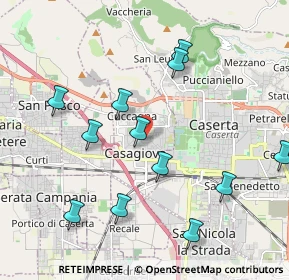 Mappa 81022 Casagiove CE, Italia (2.28333)