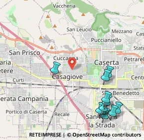 Mappa 81022 Casagiove CE, Italia (2.86455)
