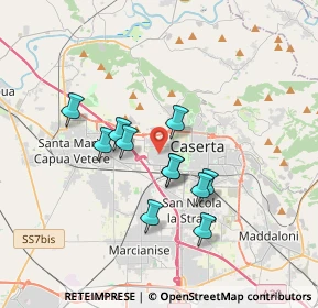 Mappa 81022 Casagiove CE, Italia (3.06636)