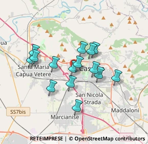 Mappa 81022 Casagiove CE, Italia (3.032)