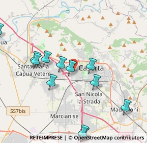 Mappa 81022 Casagiove CE, Italia (4.95769)