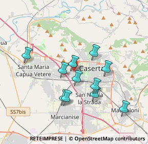 Mappa 81022 Casagiove CE, Italia (3.43636)
