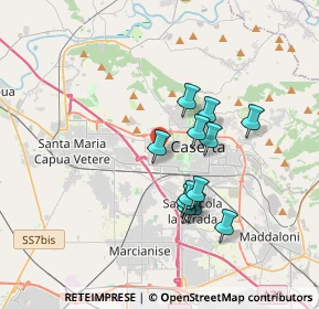 Mappa 81022 Casagiove CE, Italia (3.1675)