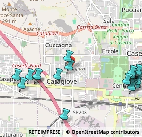 Mappa 81022 Casagiove CE, Italia (1.4945)