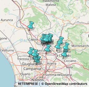 Mappa 81022 Casagiove CE, Italia (8.76556)