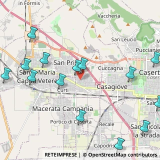 Mappa Via Giacomo Puccini, 81020 Casapulla CE, Italia (3.05214)