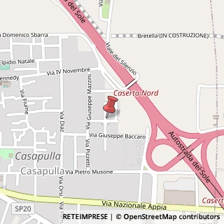 Mappa Via Giuseppe Garibaldi, 13,  Casapulla, Caserta (Campania)