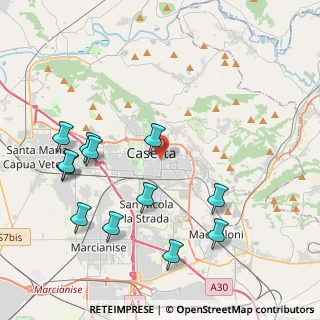 Mappa Via Onofrio Buccini, 81100 Caserta CE, Italia (4.91333)