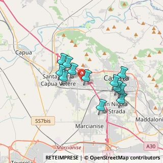 Mappa Vico Secondo Via Fiume, 81020 Casapulla CE, Italia (3.15667)