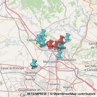 Mappa Via Anna Frank, 81020 Casapulla CE, Italia (4.85692)