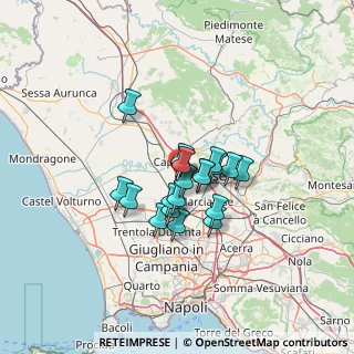 Mappa Via Capece Scondito, 81050 San Tammaro CE, Italia (9.076)