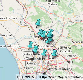 Mappa Via Federico Pezzella, 81055 Santa Maria Capua Vetere CE, Italia (8.44375)