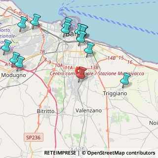 Mappa Via Nicola Colonna, 70125 Bari BA, Italia (5.53429)