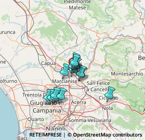 Mappa Via Carlo Cornacchia, 81100 Caserta CE, Italia (9.434)