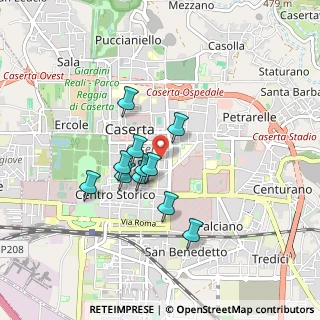 Mappa Via Ernesto Rossi, 81100 Caserta CE, Italia (0.71636)