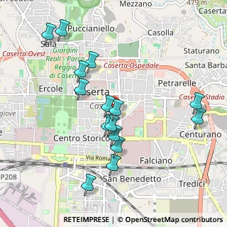 Mappa Via Carlo Cornacchia, 81100 Caserta CE, Italia (1.05467)