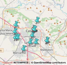 Mappa Via Carlo Cornacchia, 81100 Caserta CE, Italia (3.44)