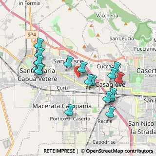 Mappa Via Eugenio Montale, 81020 Casapulla CE, Italia (2.07778)