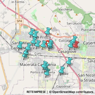 Mappa Via Eugenio Montale, 81020 Casapulla CE, Italia (1.94)