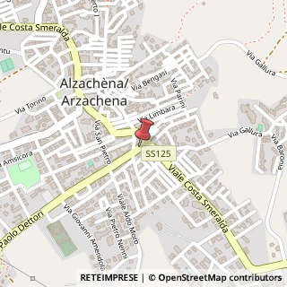 Mappa Via XXV Aprile, 90, 07021 Arzachena, Sassari (Sardegna)