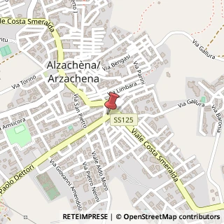 Mappa Via Banchina dell' Azoto, 15/D, 07021 Arzachena, Sassari (Sardegna)
